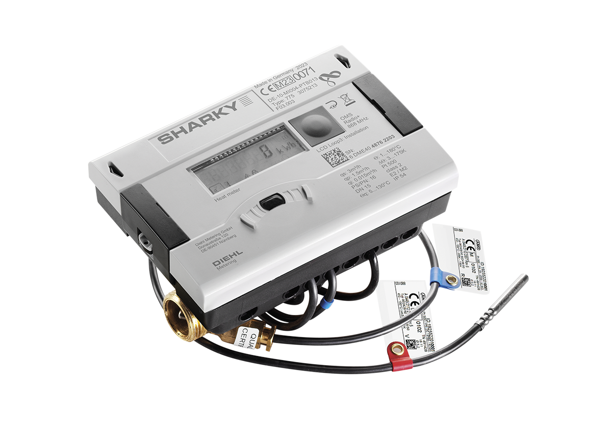 Energimåler, Optuna H, ultrasonisk, Flex (frem/retur)